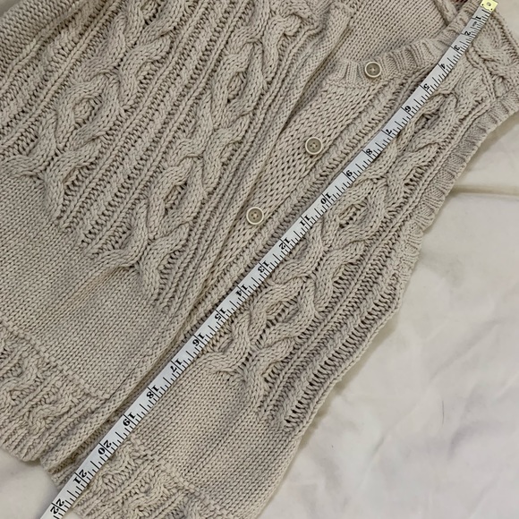Banana Republic Heritage Cable Knit Sweater Vest Size M - Picture 6 of 6